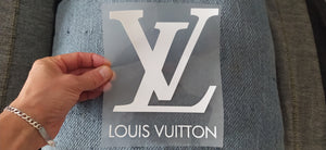 Logo LV Luis Vuitton Circle Symbol Iron-on Decal (heat transfer
