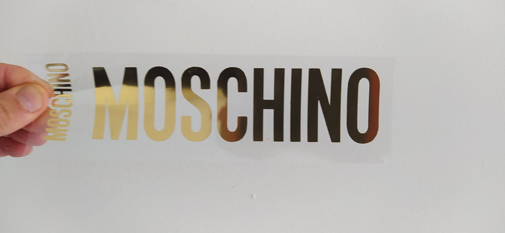 Moschino Logo Iron-on Sticker (heat transfer) – Customeazy