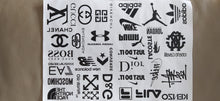 Load image into Gallery viewer, Various Logos Full Printed Sheet