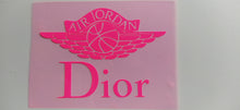 Load image into Gallery viewer, Jordan x Dior Collab Logo Iron-on Sticker (heat transfer)