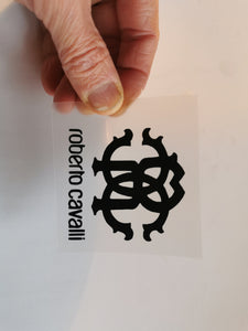 Roberto Cavalli Logo Iron-on Sticker (heat transfer)