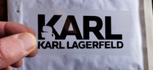 Load image into Gallery viewer, Karl Lagerfeld Logo Iron-on Sticker (heat transfer)