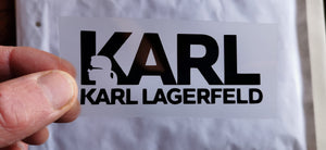 Karl Lagerfeld Logo Iron-on Sticker (heat transfer)