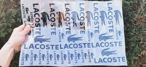 Sticker Iron on Lacoste Logo