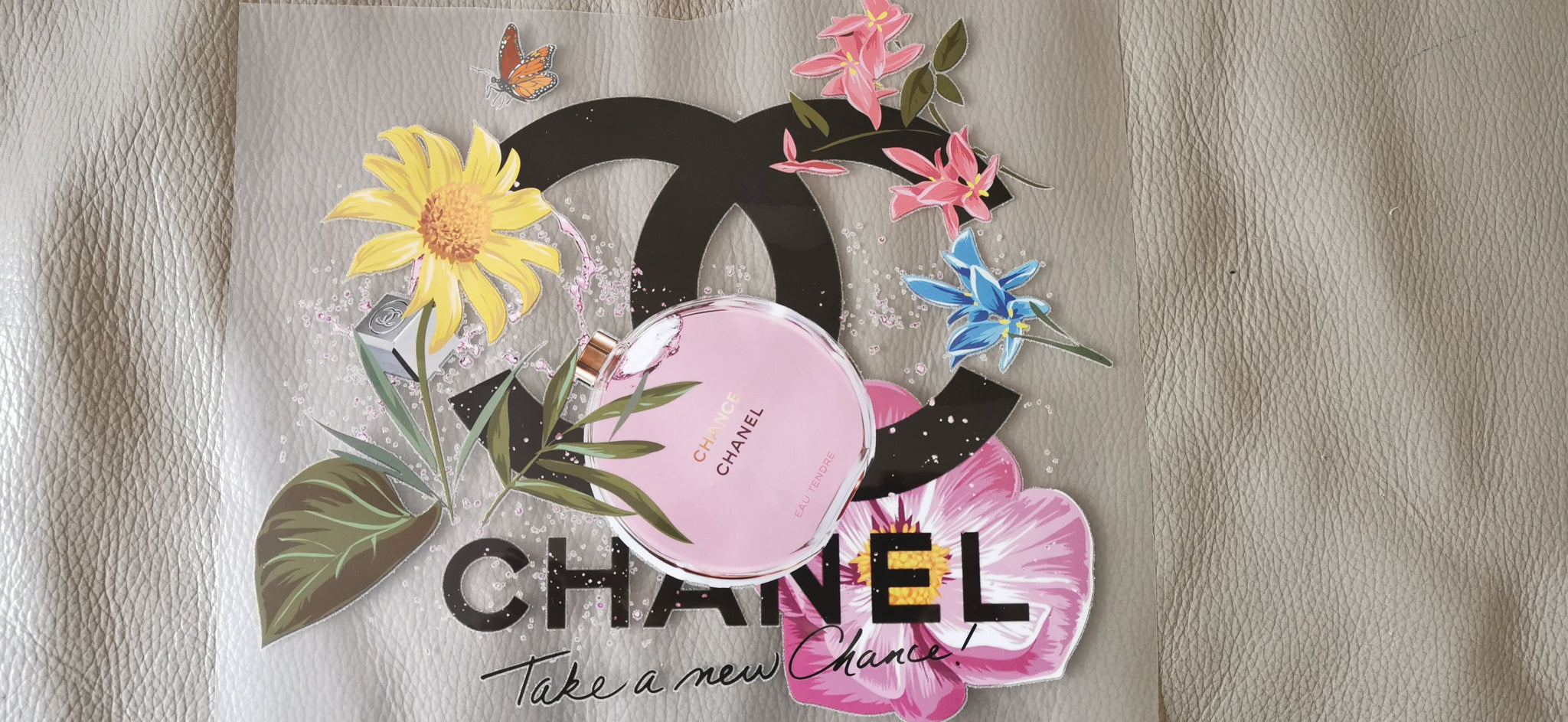 Chanel handbags hand painted flowers fresh nai children png  PNGWing