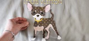 LV Louis Vuitton Doggy  Big Color Logo