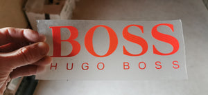 Hugo Boss Logo Iron-on Sticker (heat transfer)