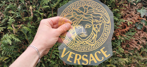 Versace Gold Big Color Logo