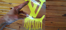 Load image into Gallery viewer, LV Louis Vuitton Logo Dripping Sticker Iron-on
