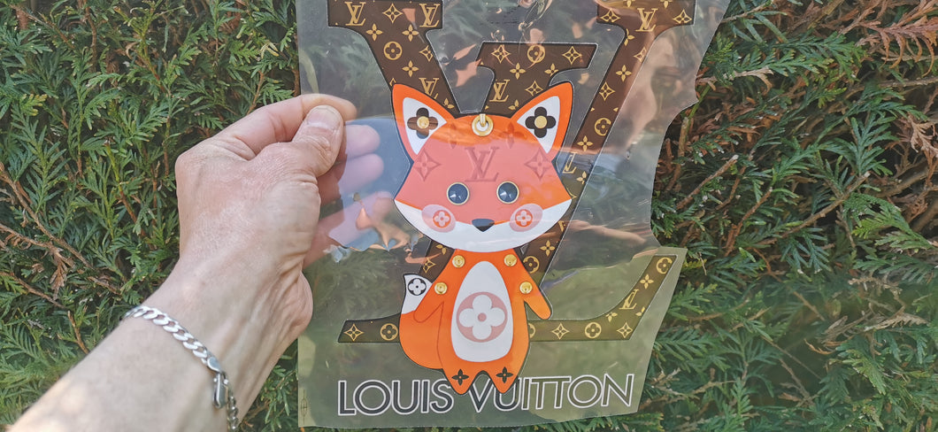LV Louis Vuitton Fox Big Color Logo