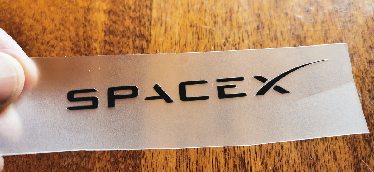 Symbol SpaceX Logo Iron-on Sticker (heat transfer) – Customeazy