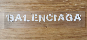 Balenciaga Design Logo Iron-on Sticker (heat transfer)