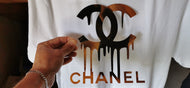 CHANEL leaking Logo Iron-on Sticker (heat transfer)