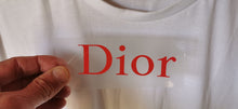 Load image into Gallery viewer, Dior Logo Red