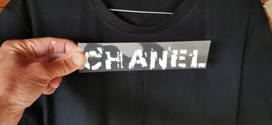 Chanel Design Logo Iron-on Sticker (heat transfer)