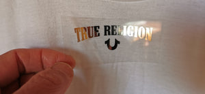 True Religion Logo Iron-on Sticker (heat transfer)