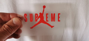Jordan x Supreme Logo Iron-on Sticker (heat transfer)
