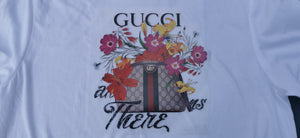 Gucci Bag and Flowers Big Color Logo