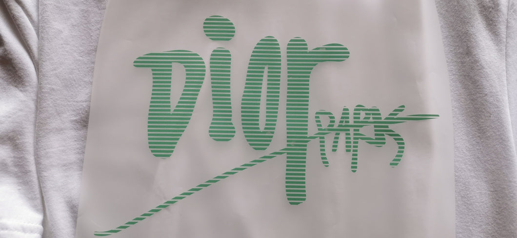 Dior Green Big Color Logo