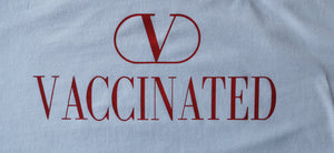 Valentino Vaccinated logo Sticker Iron-on