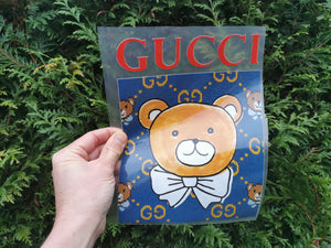 Gucci Bear  Big Color Logo