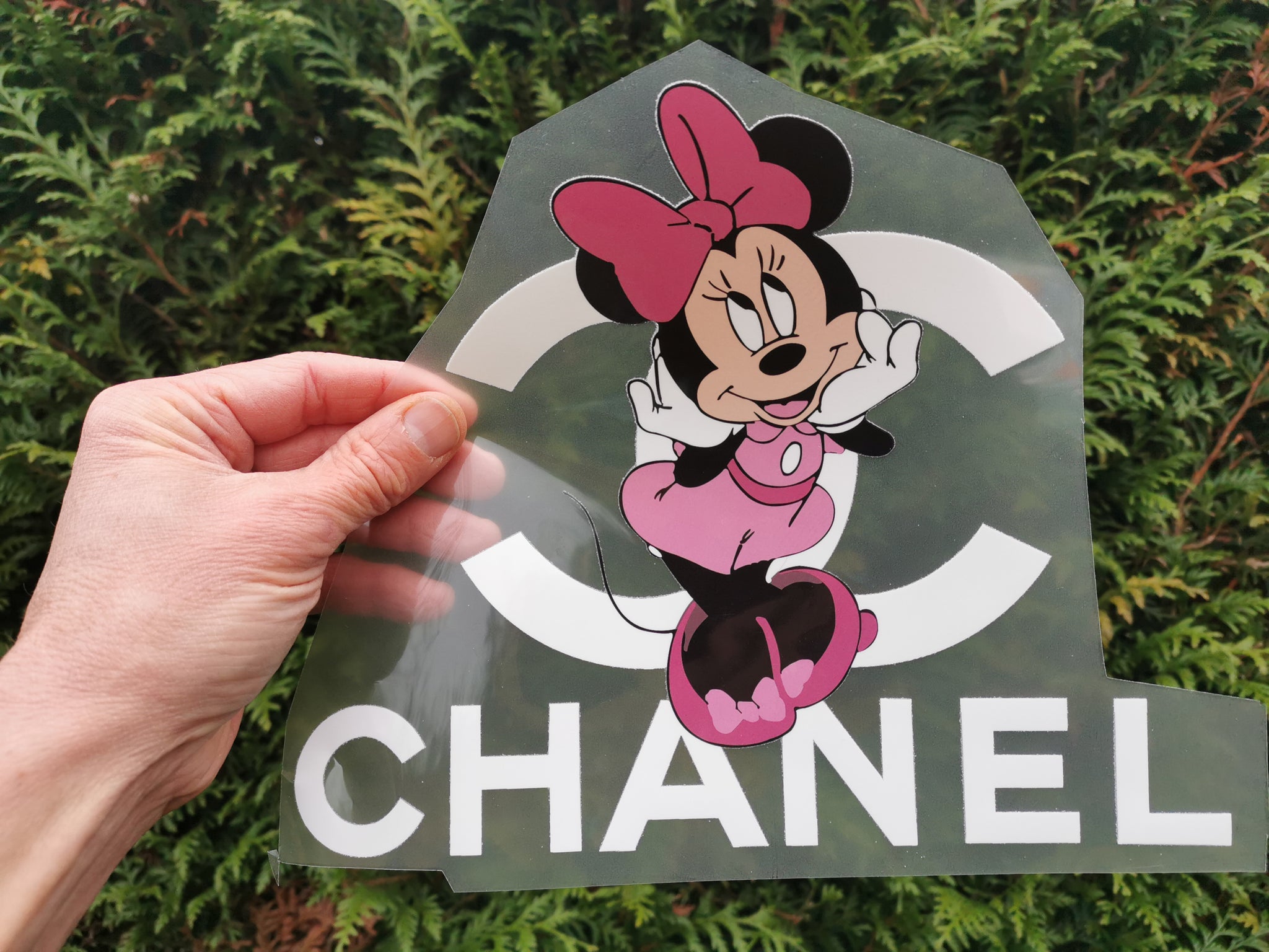 Channel Mini Mouse Chanel Minnie Mouse Flowers Big Color Logo – Customeazy