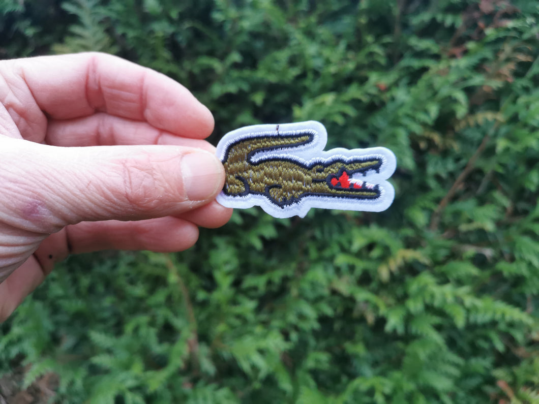 Embroidered patch Lacoste Big Logo