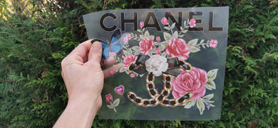 Logo Chanel Flowers Big Color transfer