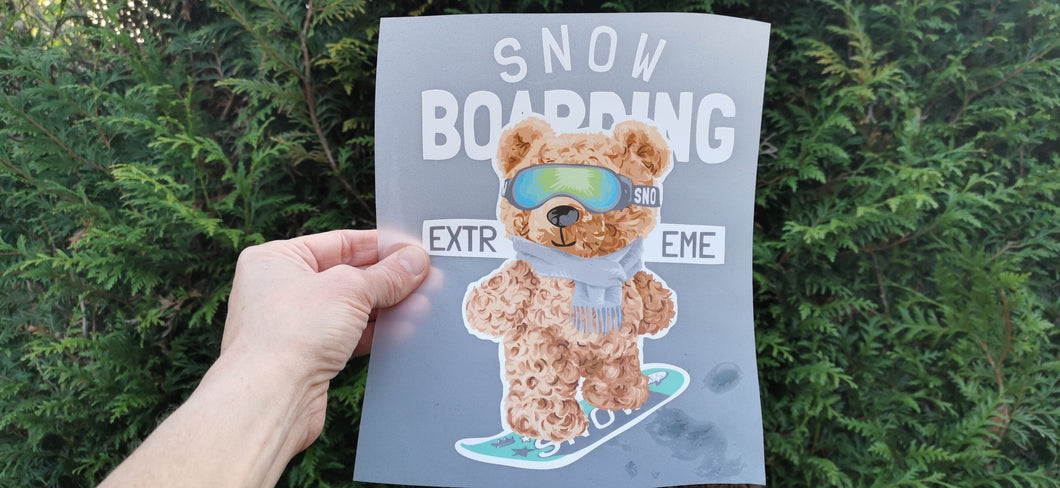 Snow Boardibg Bear Logo