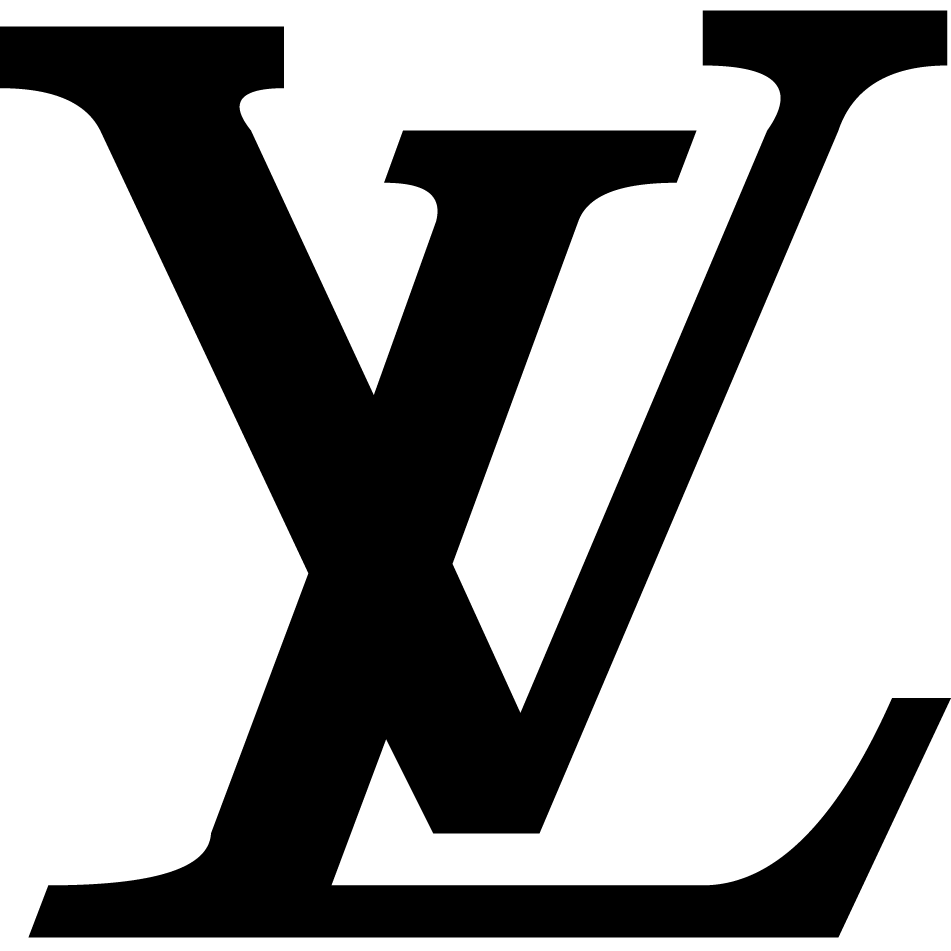LV Luis Vuitton Logo Iron-on Decal (heat transfer)