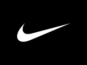 Nike Swoosh Logo White