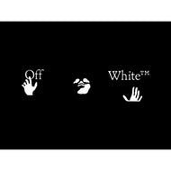 OFF WHITE NEW 2020 Logo Iron-on Decal (heat transfer)