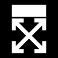 OFF WHITE Logo Iron-on Decal (heat transfer)