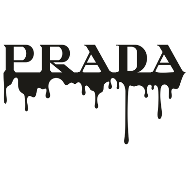 Prada Logo Dripping