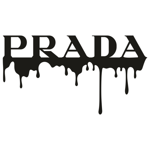 Prada Logo Dripping