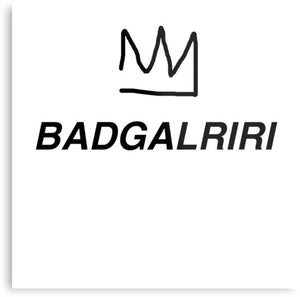 badgalriri logo DIY Iron-on Sticker (heat transfer)