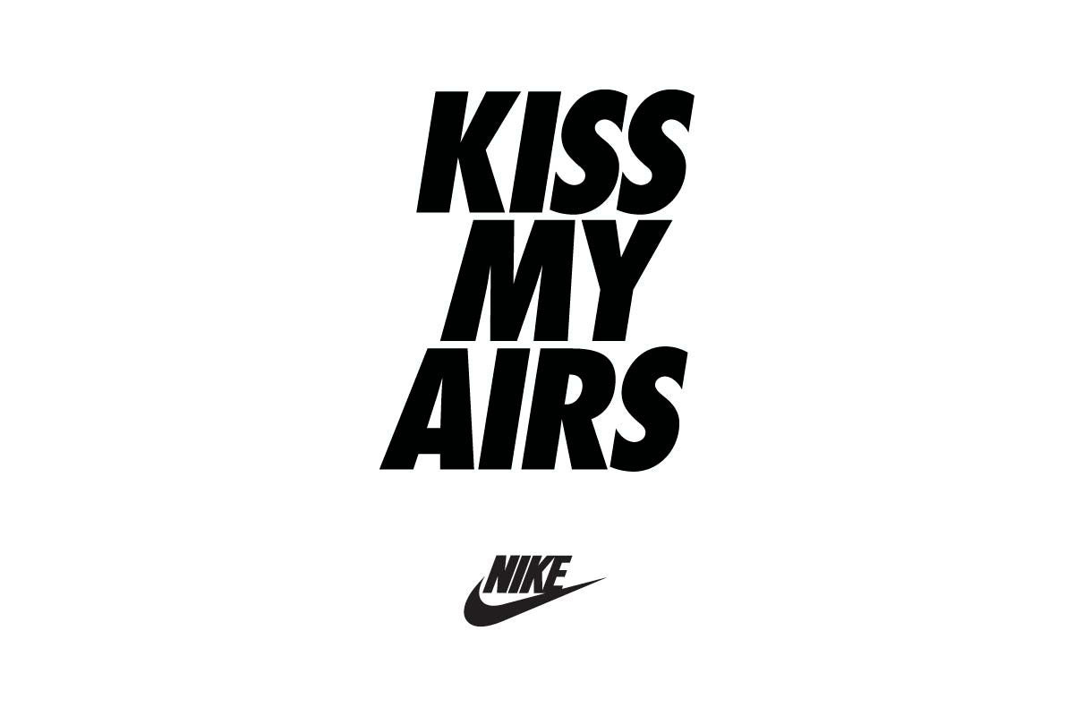 zegevierend Gebakjes Slechte factor Nike Kiss My Airs Logo Iron-on Decal (heat transfer) – Customeazy