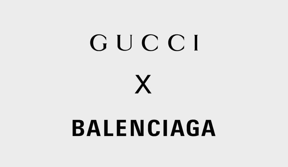 Balenciaga x gucci collaboration Logo Sticker Iron-on – Customeazy