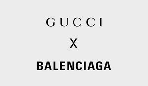 Balenciaga x gucci collaboration Logo Sticker Iron-on