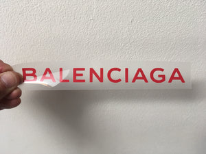 Balenciaga custom typeface