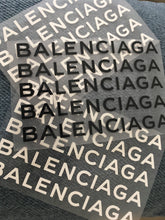 Load image into Gallery viewer, Balenciaga Logo Iron-on Sticker (heat transfer)