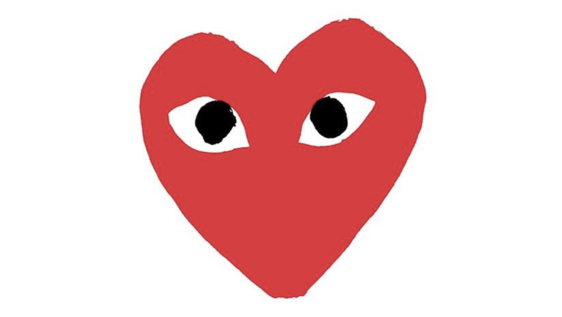 Comme des garcons hearts hotsell