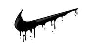 Symbole Nike swoosh dripping Sticker (heat transfer)