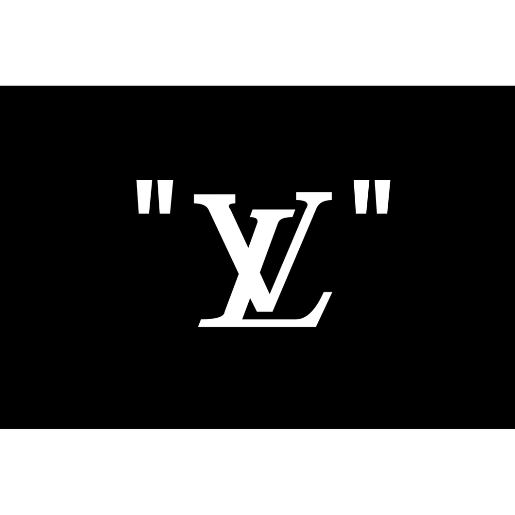 OFF WHITE x LV collaboration Logo Iron-on Decal (heat transfer) – Customeazy